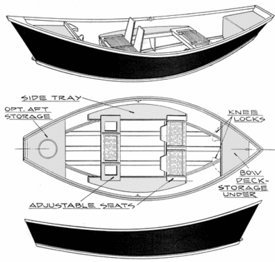 Glen-L Marine Driftboat Plan Draawing from http://www.glen-l.com/